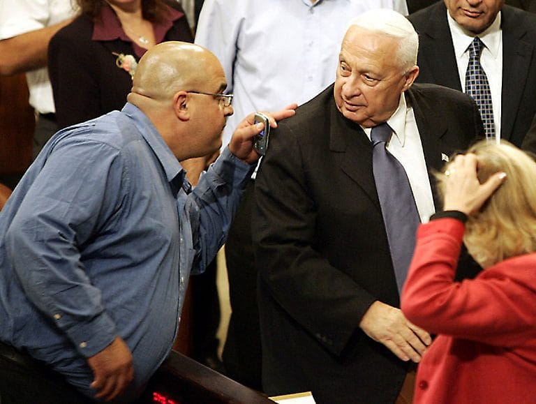 אריאל ועומרי שרון בכנסת